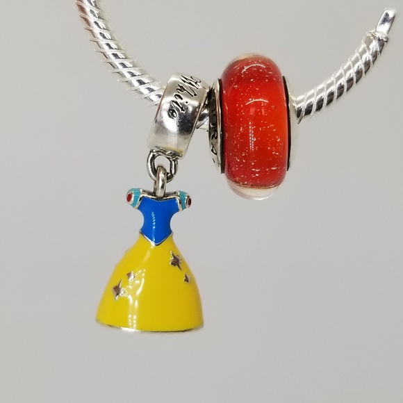 snow white dress pandora charm